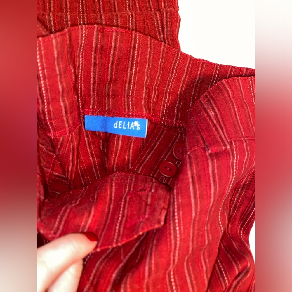 Vintage Delia’s Pants Red